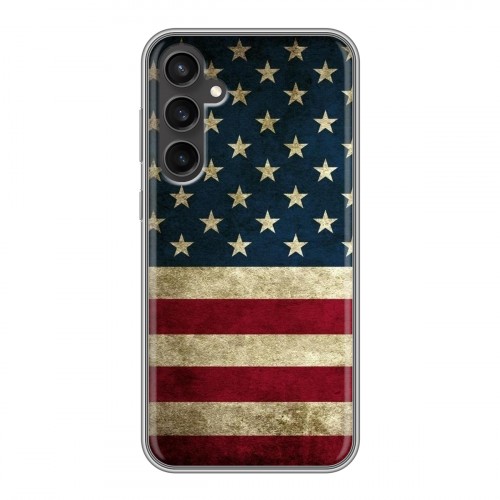 Дизайнерский пластиковый чехол для Samsung Galaxy S23 FE Флаг США
