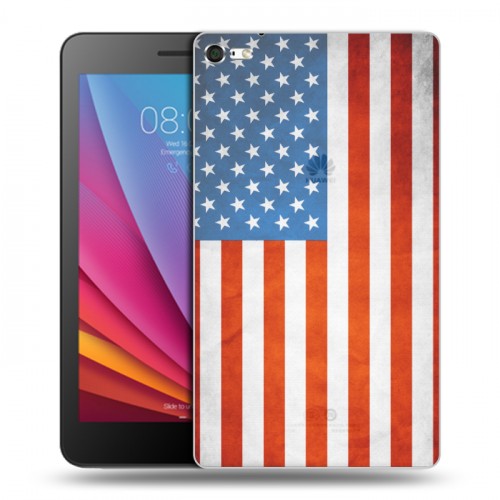 Дизайнерский силиконовый чехол для Huawei MediaPad T2 7.0 Pro Флаг США