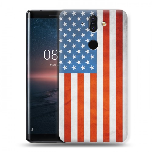 Дизайнерский пластиковый чехол для Nokia 8 Sirocco Флаг США