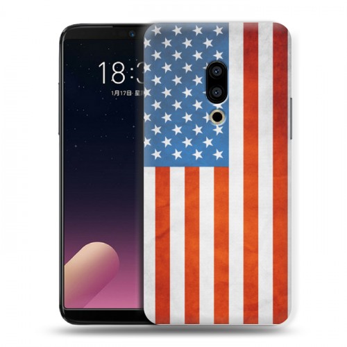 Дизайнерский пластиковый чехол для Meizu 15 Plus Флаг США