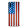 Дизайнерский силиконовый чехол для Samsung Galaxy A50 Флаг США