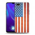 Дизайнерский силиконовый с усиленными углами чехол для OPPO A1k Флаг США