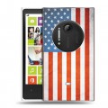 Дизайнерский пластиковый чехол для Nokia Lumia 1020 Флаг США