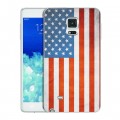 Дизайнерский пластиковый чехол для Samsung Galaxy Note Edge Флаг США