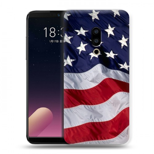 Дизайнерский пластиковый чехол для Meizu 15 Plus Флаг США