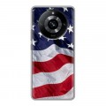 Дизайнерский силиконовый с усиленными углами чехол для Realme 11 Pro Флаг США