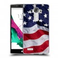 Дизайнерский силиконовый чехол для LG G4 Флаг США