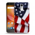 Дизайнерский пластиковый чехол для ZTE Blade X5 Флаг США