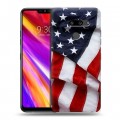 Дизайнерский пластиковый чехол для LG G8 ThinQ Флаг США