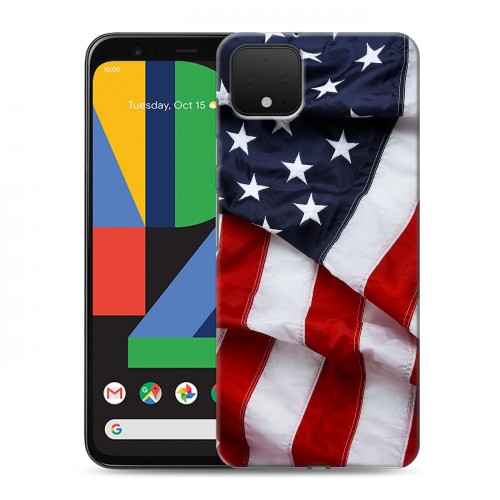 Дизайнерский пластиковый чехол для Google Pixel 4 XL Флаг США
