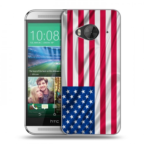 Дизайнерский силиконовый чехол для HTC One ME Флаг США