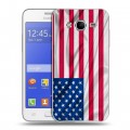 Дизайнерский пластиковый чехол для Samsung Galaxy J7 Флаг США
