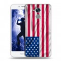 Дизайнерский пластиковый чехол для Huawei Honor 6A Флаг США