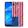 Дизайнерский пластиковый чехол для Huawei Y6 (2019) Флаг США