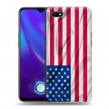 Дизайнерский силиконовый с усиленными углами чехол для OPPO A1k Флаг США