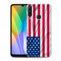 Дизайнерский пластиковый чехол для Huawei Y6p Флаг США