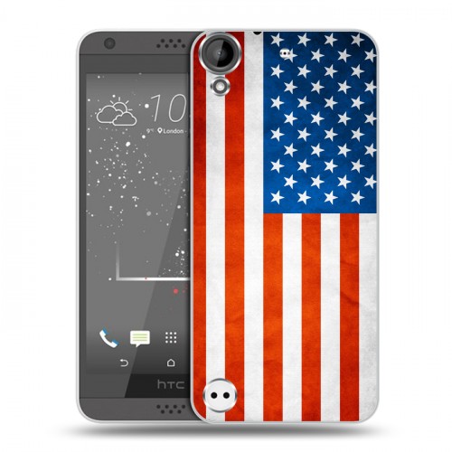 Дизайнерский пластиковый чехол для HTC Desire 530 Флаг США