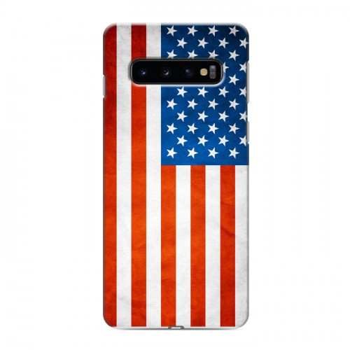 Дизайнерский силиконовый чехол для Samsung Galaxy S10 Флаг США