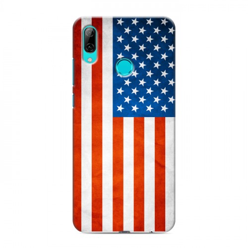 Дизайнерский пластиковый чехол для Huawei P Smart (2019) Флаг США