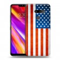 Дизайнерский пластиковый чехол для LG G8 ThinQ Флаг США