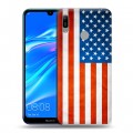 Дизайнерский пластиковый чехол для Huawei Y6 (2019) Флаг США