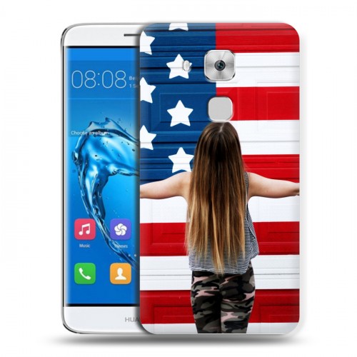 Дизайнерский пластиковый чехол для Huawei Nova Plus Флаг США
