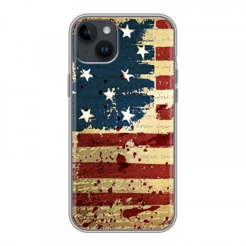 Дизайнерский пластиковый чехол для Iphone 14 Plus Флаг США