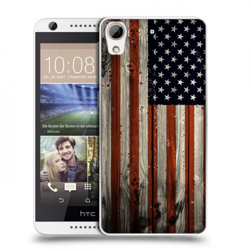 Дизайнерский пластиковый чехол для HTC Desire 626 Флаг США