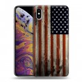 Дизайнерский силиконовый чехол для Iphone Xs Max Флаг США