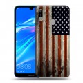 Дизайнерский пластиковый чехол для Huawei Y6 (2019) Флаг США