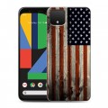 Дизайнерский пластиковый чехол для Google Pixel 4 Флаг США