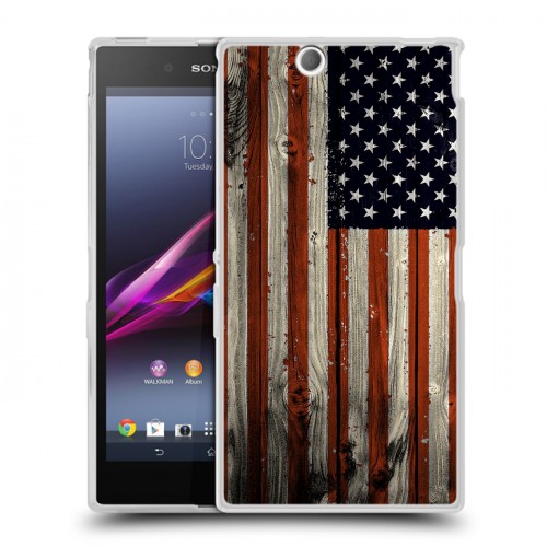 Дизайнерский пластиковый чехол для Sony Xperia Z Ultra  Флаг США