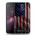 Дизайнерский силиконовый чехол для Homtom HT17 Флаг США