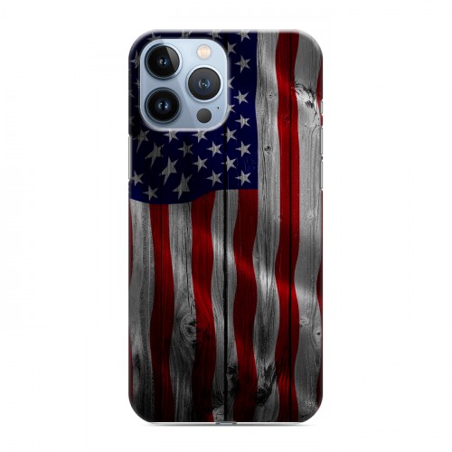 Дизайнерский пластиковый чехол для Iphone 13 Pro Max Флаг США