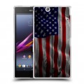 Дизайнерский пластиковый чехол для Sony Xperia Z Ultra  Флаг США