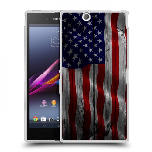 Дизайнерский пластиковый чехол для Sony Xperia Z Ultra  Флаг США