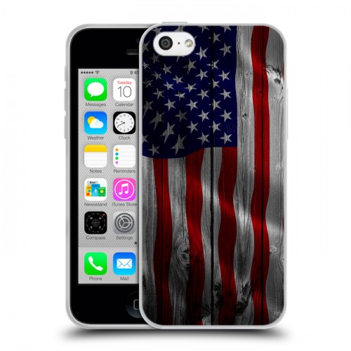 Дизайнерский пластиковый чехол для Iphone 5c Флаг США