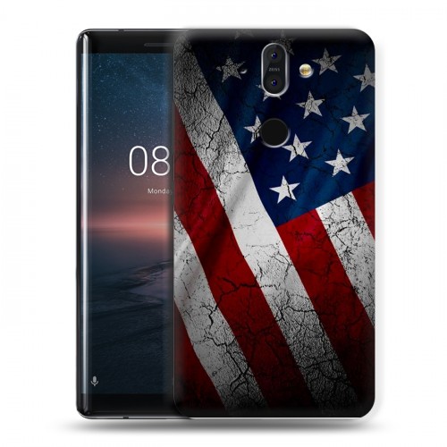 Дизайнерский пластиковый чехол для Nokia 8 Sirocco Флаг США