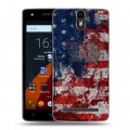 Дизайнерский силиконовый чехол для Wileyfox Storm Флаг США