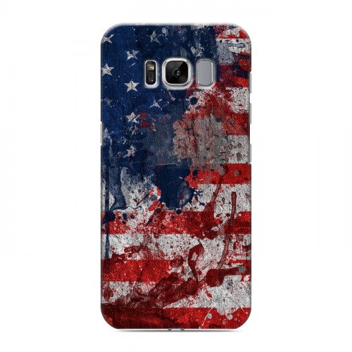 Дизайнерский силиконовый чехол для Samsung Galaxy S8 Флаг США