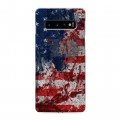 Дизайнерский силиконовый чехол для Samsung Galaxy S10 Флаг США