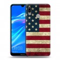 Дизайнерский пластиковый чехол для Huawei Y6 (2019) Флаг США