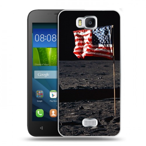 Дизайнерский пластиковый чехол для Huawei Y5c Флаг США