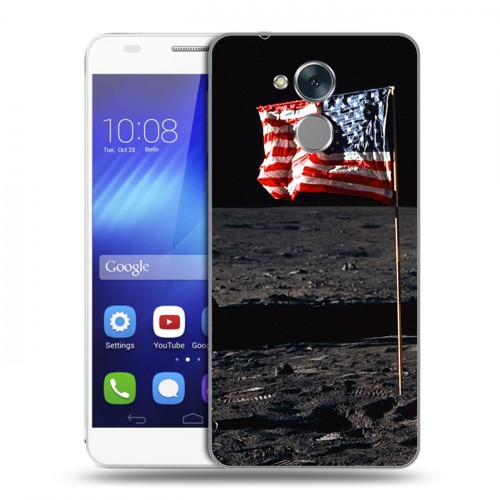 Дизайнерский пластиковый чехол для Huawei Honor 6C Флаг США