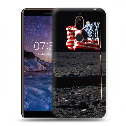 Дизайнерский пластиковый чехол для Nokia 7 Plus Флаг США