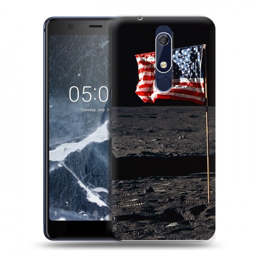 Дизайнерский пластиковый чехол для Nokia 5.1 Флаг США