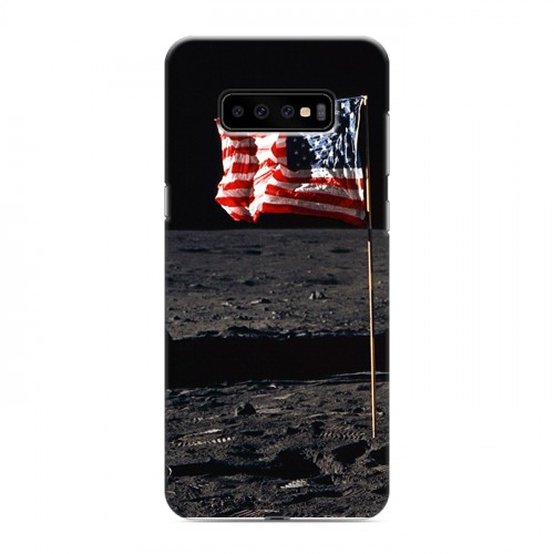 Дизайнерский пластиковый чехол для Samsung Galaxy S10 Plus Флаг США