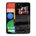 Дизайнерский пластиковый чехол для Google Pixel 5 Флаг США