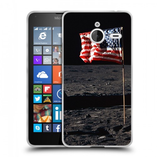 Дизайнерский пластиковый чехол для Microsoft Lumia 640 XL Флаг США