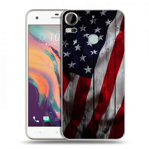 Дизайнерский силиконовый чехол для HTC Desire 10 Pro Флаг США